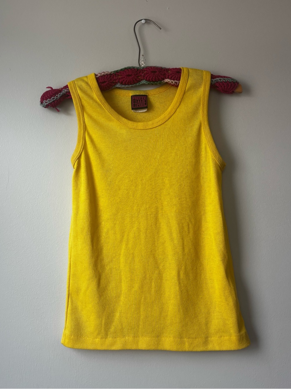 Vintage Yellow Tank Top